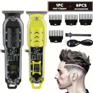 HL-999 Hair Clipper (Complete Haircutting & Touch Up Kit)